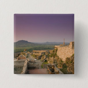 Bóton Quadrado 5.08cm HUNGRIA, Região de Lake Balaton, SZIGLIGET: