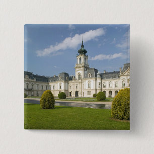 Bóton Quadrado 5.08cm HUNGRIA, Região do Lago Balaton, KESZTHELY: 2