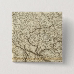 Bóton Quadrado 5.08cm Hungria, Turquia Europeia