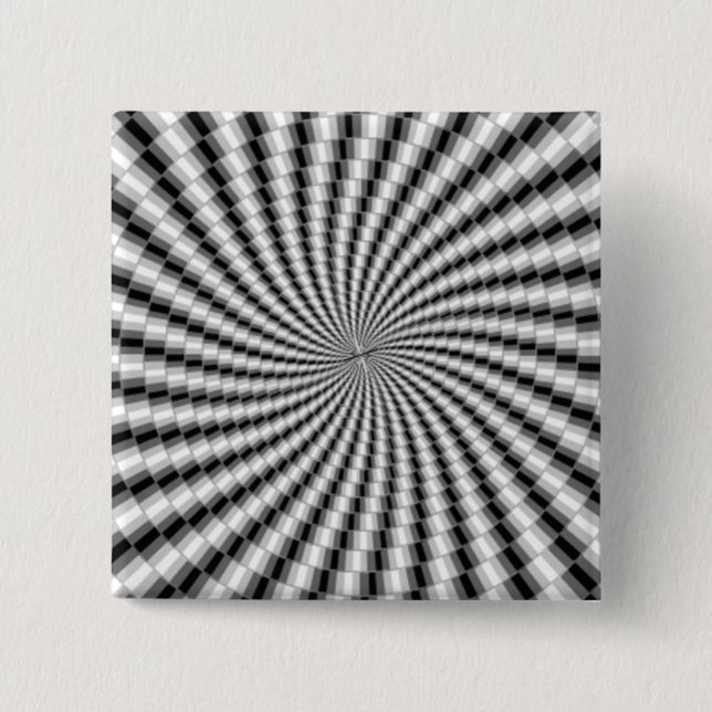 Bóton Quadrado 5.08cm Hypnobutton (Frente)