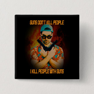 Bóton Quadrado 5.08cm I Pessoas Matares