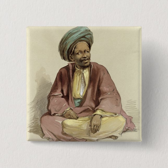 Bóton Quadrado 5.08cm Ibrahim - de Sunnar, 1856 (Frente)