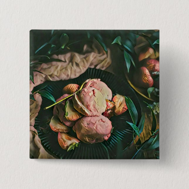 Bóton Quadrado 5.08cm Ice cream sprinkles (Frente)