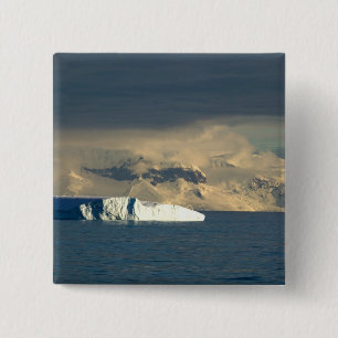 Bóton Quadrado 5.08cm Iceberg no início da Passagem de Drake logo