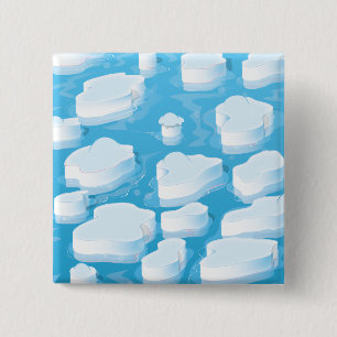 Bóton Quadrado 5.08cm Icebergs