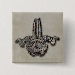 Bóton Quadrado 5.08cm Ícone do Funcionarios do Goblin King