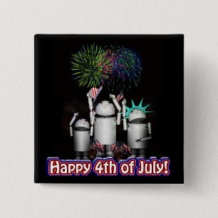 Bóton Quadrado 5.08cm ID-4 - Robox9 e Liberdade Familiar