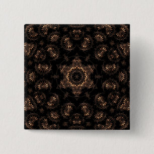 Bóton Quadrado 5.08cm Idade do Bronze Mandala