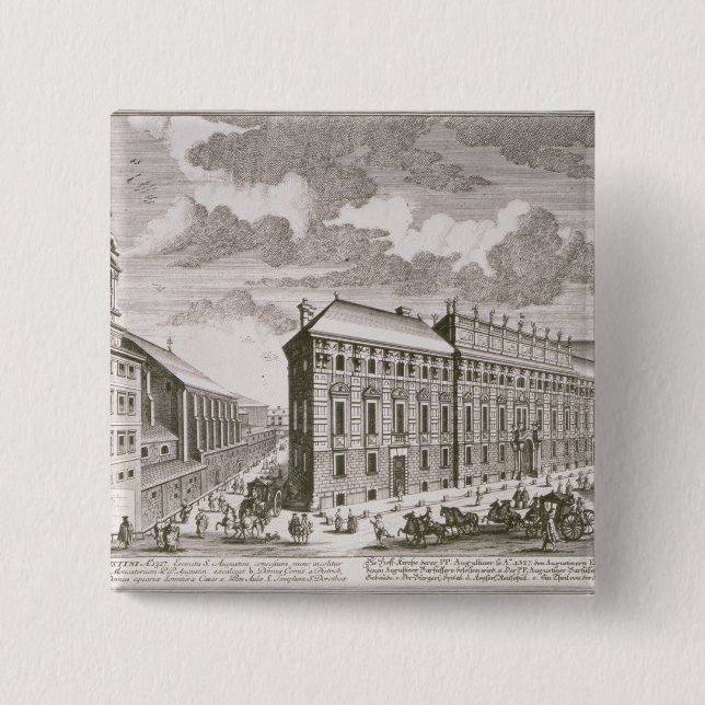 Bóton Quadrado 5.08cm Ideia de mostrar de Dorotheergasse (Frente)