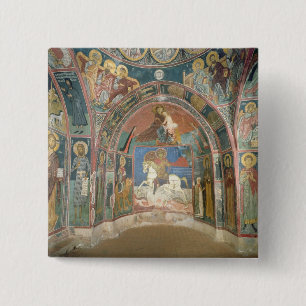 Bóton Quadrado 5.08cm Ideia do narthex, 1332-3