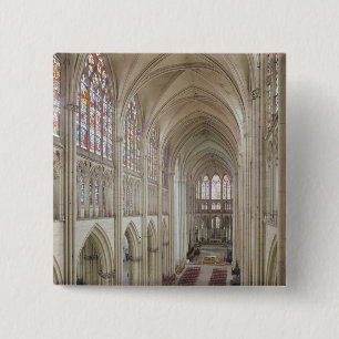 Bóton Quadrado 5.08cm Ideia do nave e do coro