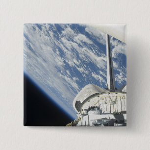 Bóton Quadrado 5.08cm Ideia parcial do esforço do vaivém espacial