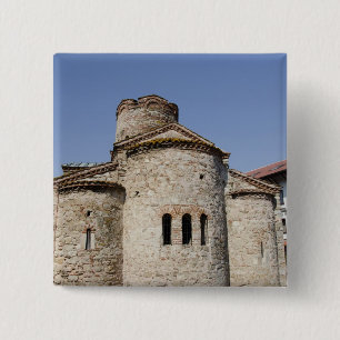 Bóton Quadrado 5.08cm igreja cruciforme de São João Batista