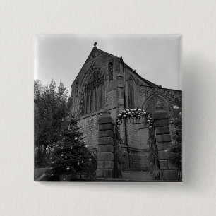Bóton Quadrado 5.08cm Igreja de ruas Michael e All Angels