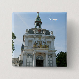 Bóton Quadrado 5.08cm Igreja Kreuzberg em Bonn