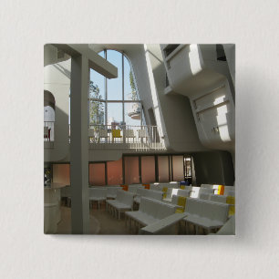 Bóton Quadrado 5.08cm Igreja Protestante Harajuku, Tóquio, Japão