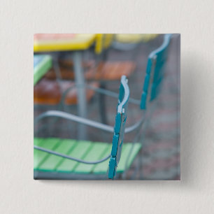 Bóton Quadrado 5.08cm Ilhas ABC, ARUBA, Palm Beach: Café Colorido 2