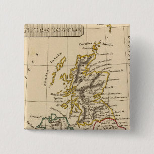 Bóton Quadrado 5.08cm Ilhas Britânicas 3