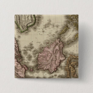 Bóton Quadrado 5.08cm Ilhas East India 3