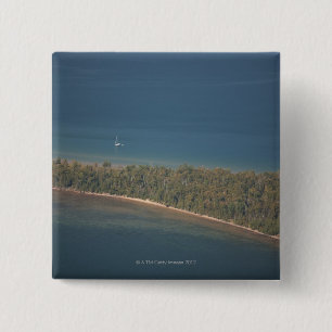 Bóton Quadrado 5.08cm ilhas Wisconsin do apóstolo da ilha de york