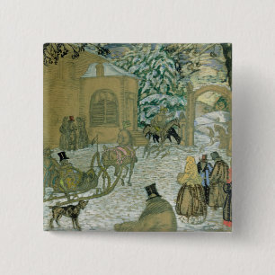 Bóton Quadrado 5.08cm Illustraton para "Dubrovsky", por Alexander