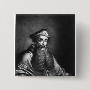 Bóton Quadrado 5.08cm Ilustração de Reginald Pólo
