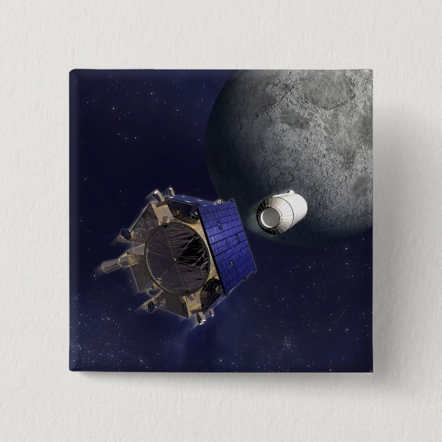 Bóton Quadrado 5.08cm Ilustração do Artista (Frente)