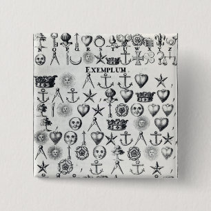 Bóton Quadrado 5.08cm Ilustração do livro 9