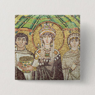 Bóton Quadrado 5.08cm Imperatriz Theodora
