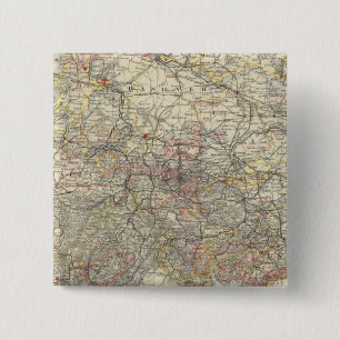 Bóton Quadrado 5.08cm Império Alemão do Noroeste