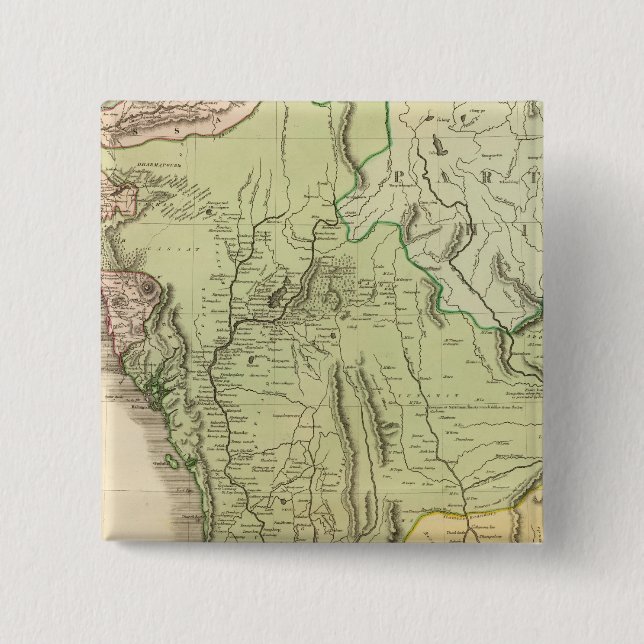 Bóton Quadrado 5.08cm Império Birman (Frente)