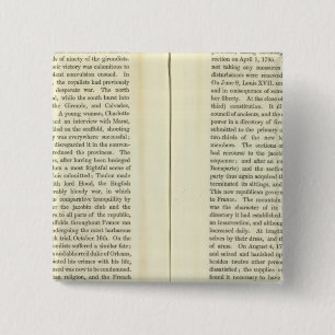 Bóton Quadrado 5.08cm Império de Napoleão Bonaparte 1811 AD 3