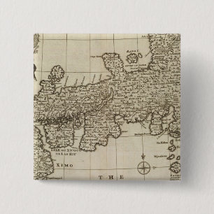 Bóton Quadrado 5.08cm Império do Japão