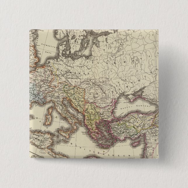 Bóton Quadrado 5.08cm Imperium Romanorum (Frente)