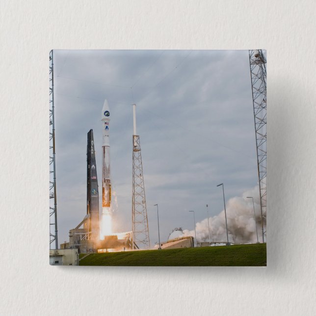 Bóton Quadrado 5.08cm Incêndio e sinal de fumo (Frente)