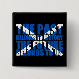 Bóton Quadrado 5.08cm Independência escocesa: O futuro pertence-nos,