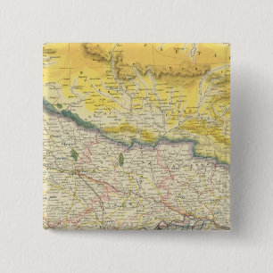 Bóton Quadrado 5.08cm Índia e Nepal