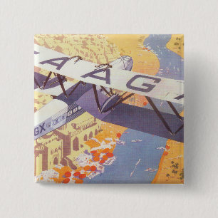 Bóton Quadrado 5.08cm Índia por Imperial Airways