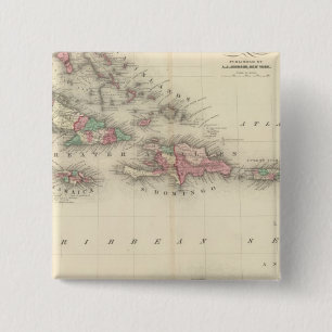 Bóton Quadrado 5.08cm Índias Ocidentais 3