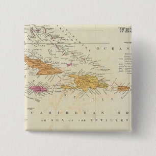 Bóton Quadrado 5.08cm Índias Ocidentais 4