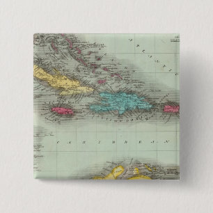 Bóton Quadrado 5.08cm Índias Ocidentais 8
