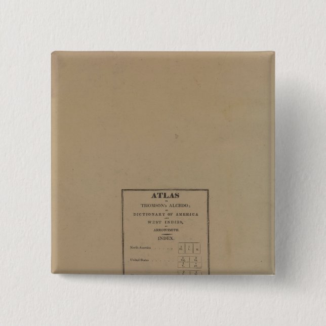 Bóton Quadrado 5.08cm Índice para Atlas (Frente)