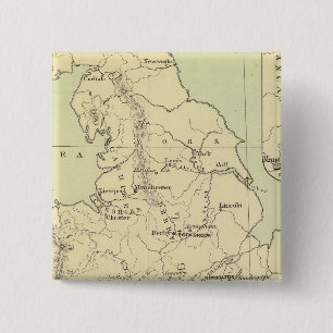 Bóton Quadrado 5.08cm Inglaterra, Irlanda