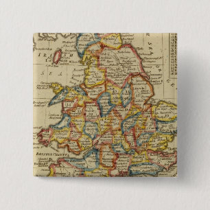 Bóton Quadrado 5.08cm Inglaterra, País de Gales 6