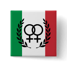 insígnia do Símbolo Sáfico da bandeira da itália