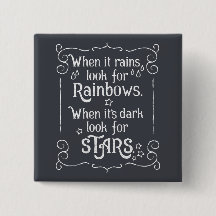 Inspiração quando chover e botão escuro do Pin