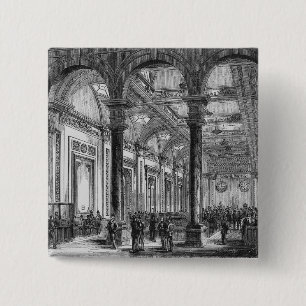 Bóton Quadrado 5.08cm Interior de Lloyd de Londres