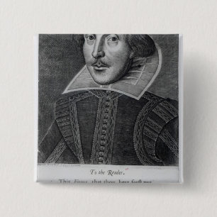 Bóton Quadrado 5.08cm Introdução, 'Sr. William Shakespeares