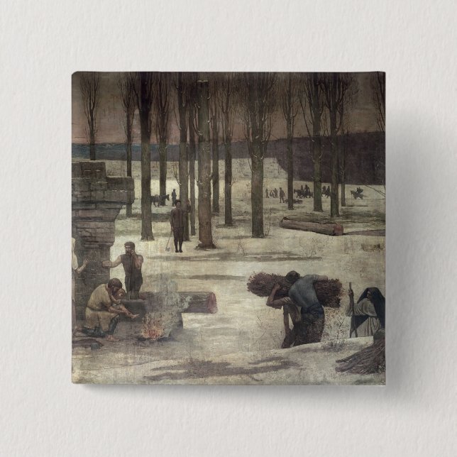 Bóton Quadrado 5.08cm Inverno, 1889-93 (Frente)