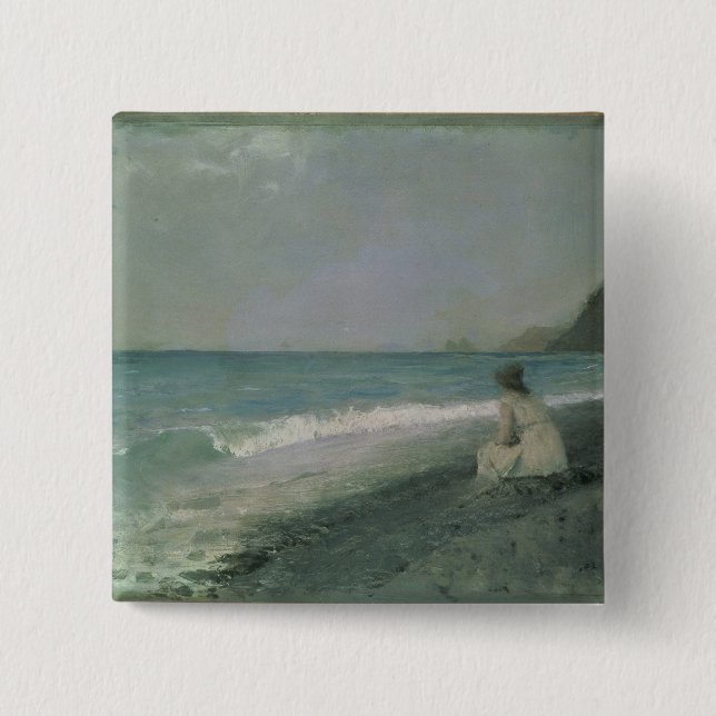 Bóton Quadrado 5.08cm Iphigenia em Tauris, 1893 (Frente)